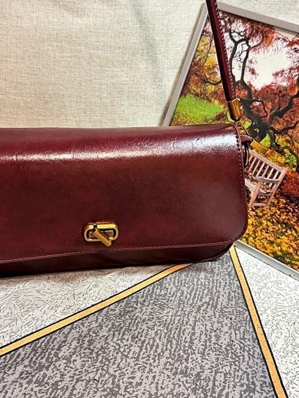 Crossbody Bag in Burgundy NWT